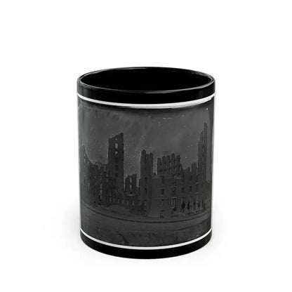 Richmond, Va. Ruins Of The Gallego Flour Mill; A Later View (U.S. Civil War) Black Coffee Mug 11oz - Go Mug Yourself