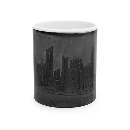 Richmond, Va. Ruins Of The Gallego Flour Mill; A Later View (U.S. Civil War) White Coffee Mug 11oz - Go Mug Yourself