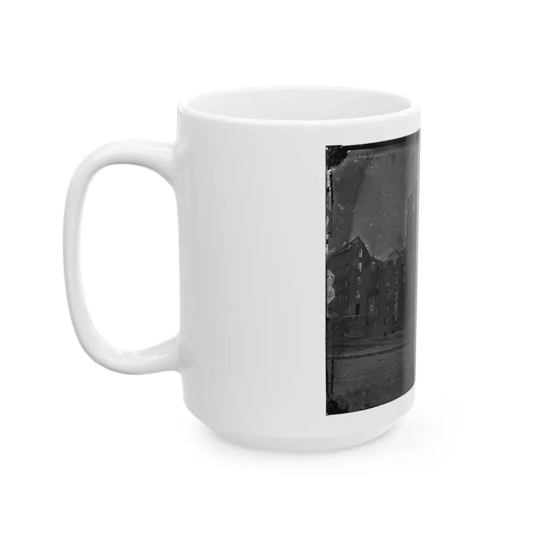 Richmond, Va. Ruins Of The Gallego Flour Mill; A Later View (U.S. Civil War) White Coffee Mug - Go Mug Yourself