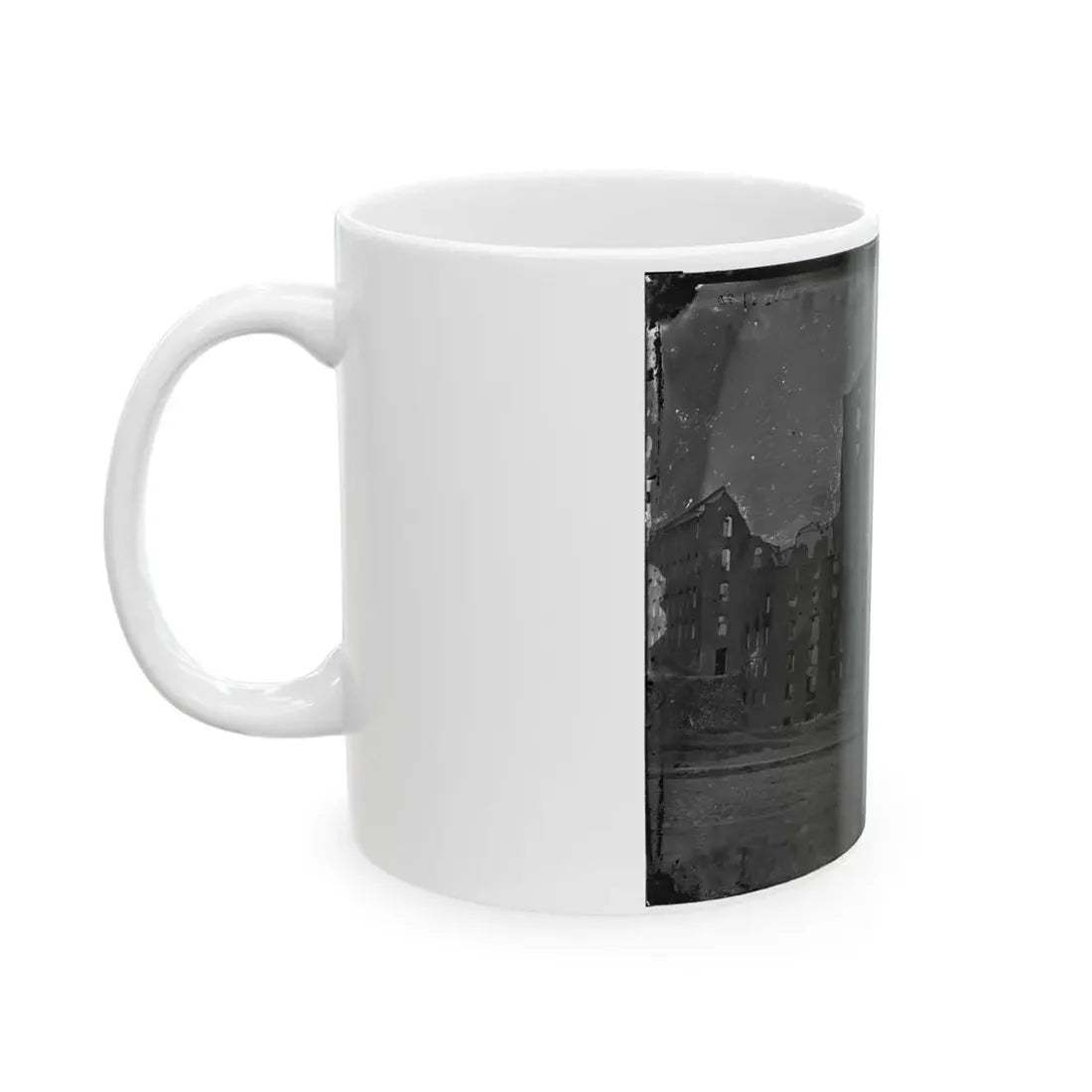 Richmond, Va. Ruins Of The Gallego Flour Mill; A Later View (U.S. Civil War) White Coffee Mug - Go Mug Yourself