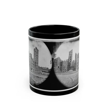 Richmond, Va. Ruins Of The Gallego Flour Mill (U.S. Civil War) Black Coffee Mug 11oz - Go Mug Yourself