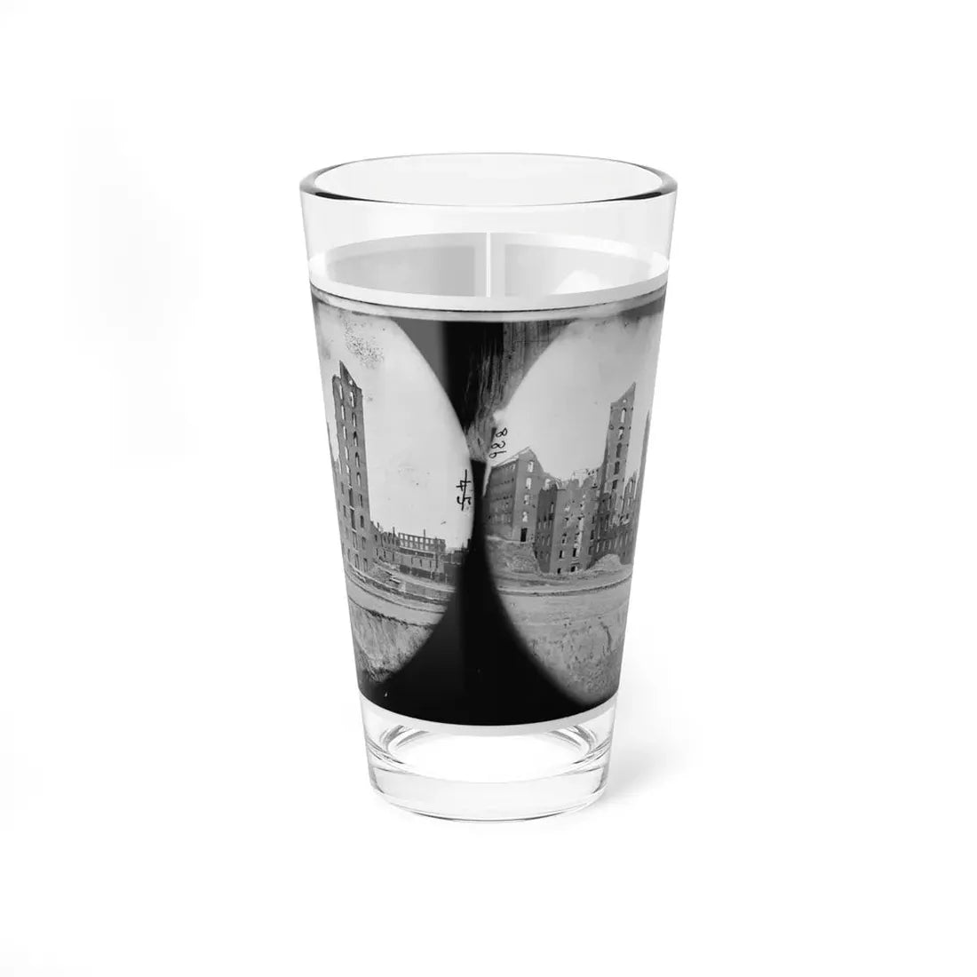 Richmond, Va. Ruins Of The Gallego Flour Mill (U.S. Civil War) Pint Glass 16oz 16oz - Go Mug Yourself