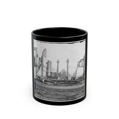 Richmond, Va. Ruins Of The Southern Express Office (Carey Street) (U.S. Civil War) Black Coffee Mug 11oz - Go Mug Yourself