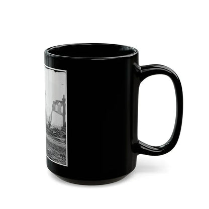 Richmond, Va. Ruins Of The Southern Express Office (Carey Street) (U.S. Civil War) Black Coffee Mug - Go Mug Yourself