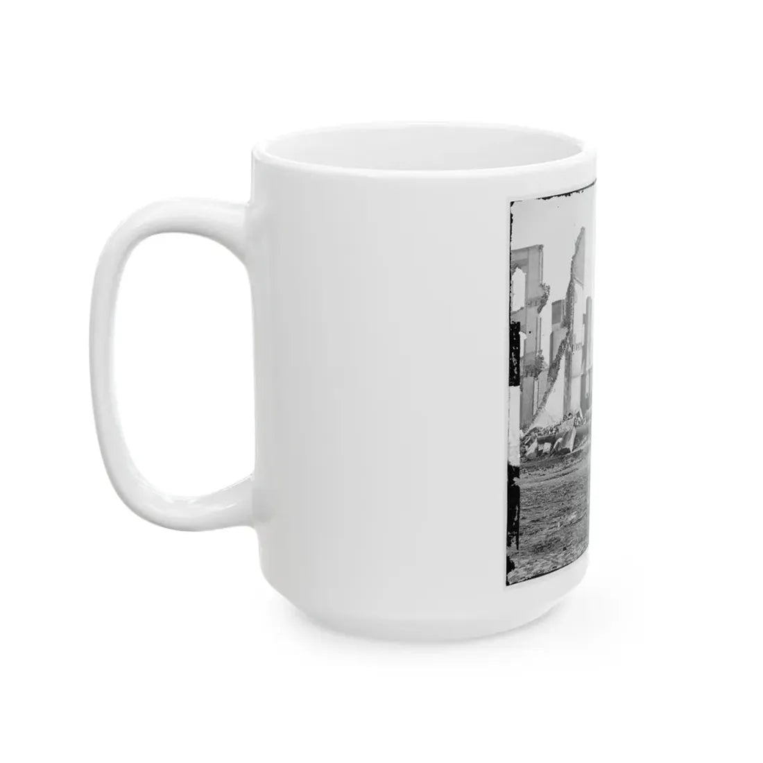 Richmond, Va. Ruins Of The Southern Express Office (Carey Street) (U.S. Civil War) White Coffee Mug - Go Mug Yourself