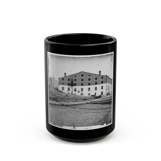 Richmond, Va. Side And Rear View Of Libby Prison (U.S. Civil War) Black Coffee Mug 15oz - Go Mug Yourself