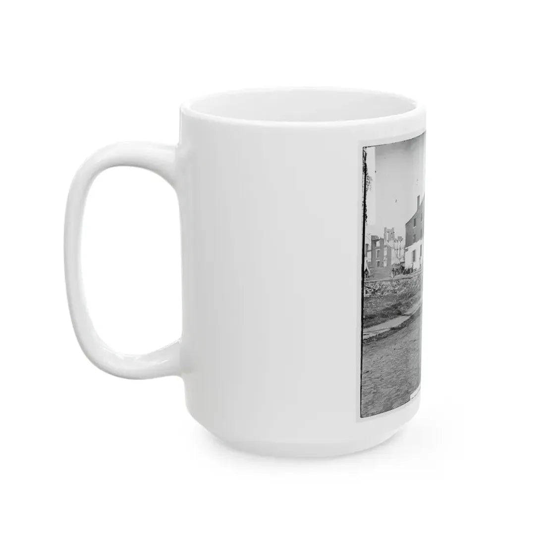Richmond, Va. Side And Rear View Of Libby Prison (U.S. Civil War) White Coffee Mug - Go Mug Yourself