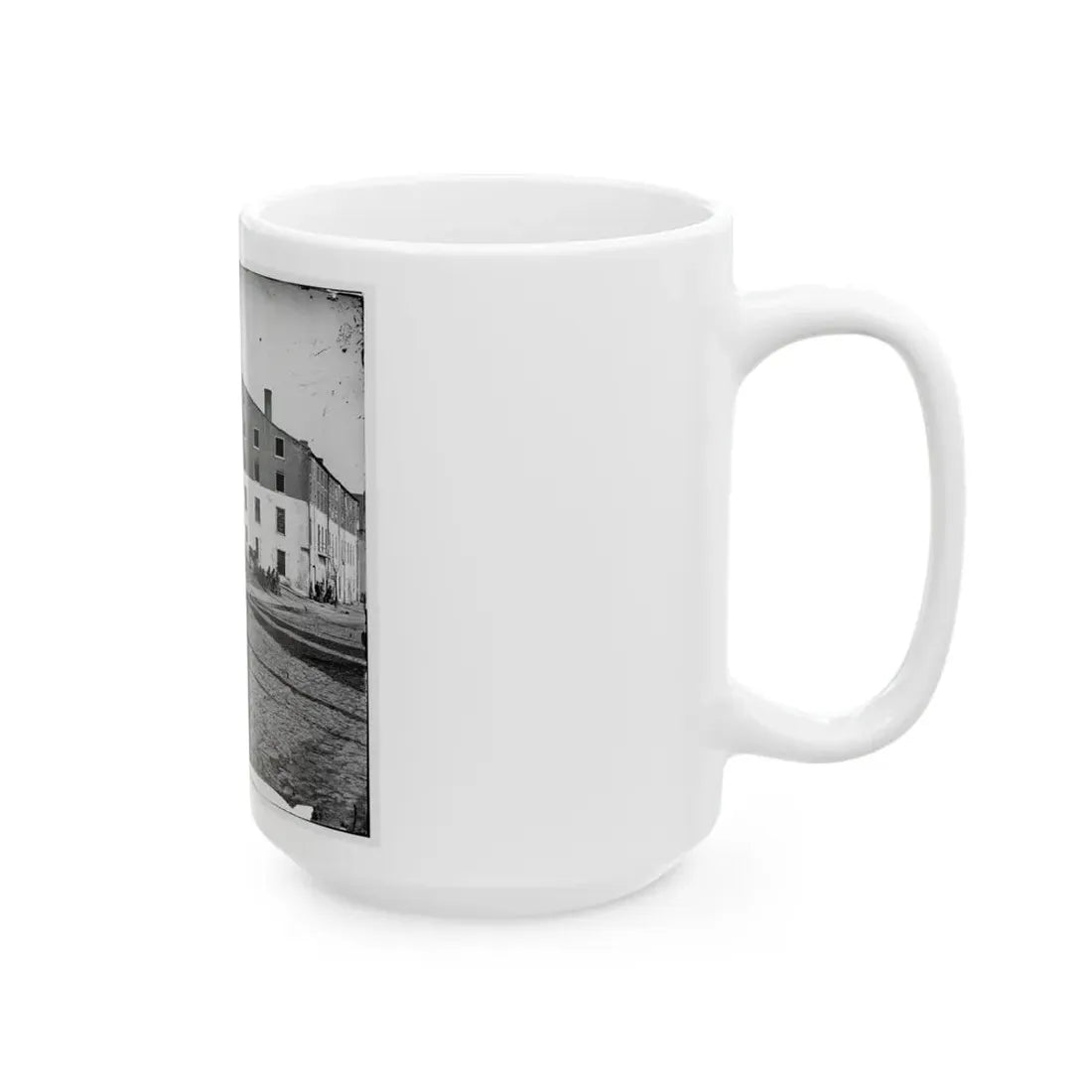 Richmond, Va. Side And Rear View Of Libby Prison (U.S. Civil War) White Coffee Mug - Go Mug Yourself
