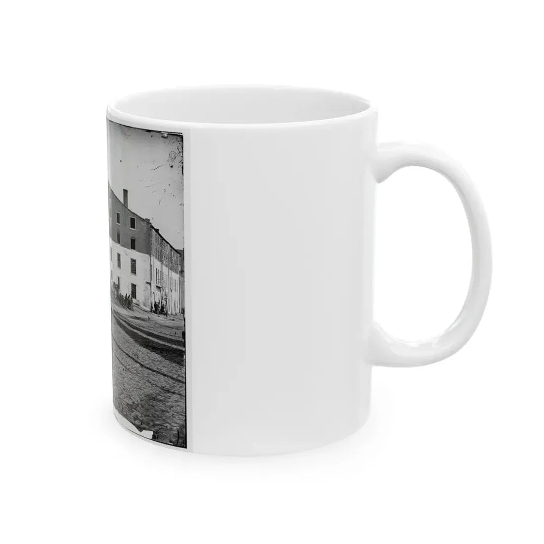 Richmond, Va. Side And Rear View Of Libby Prison (U.S. Civil War) White Coffee Mug - Go Mug Yourself