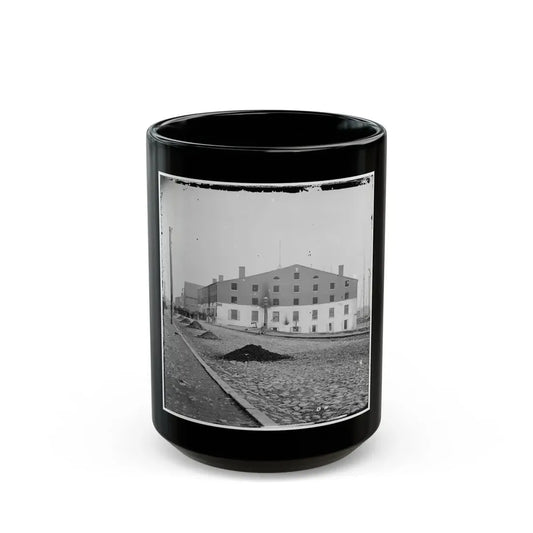 Richmond, Va. Side View Of Libby Prison (U.S. Civil War) Black Coffee Mug 15oz - Go Mug Yourself