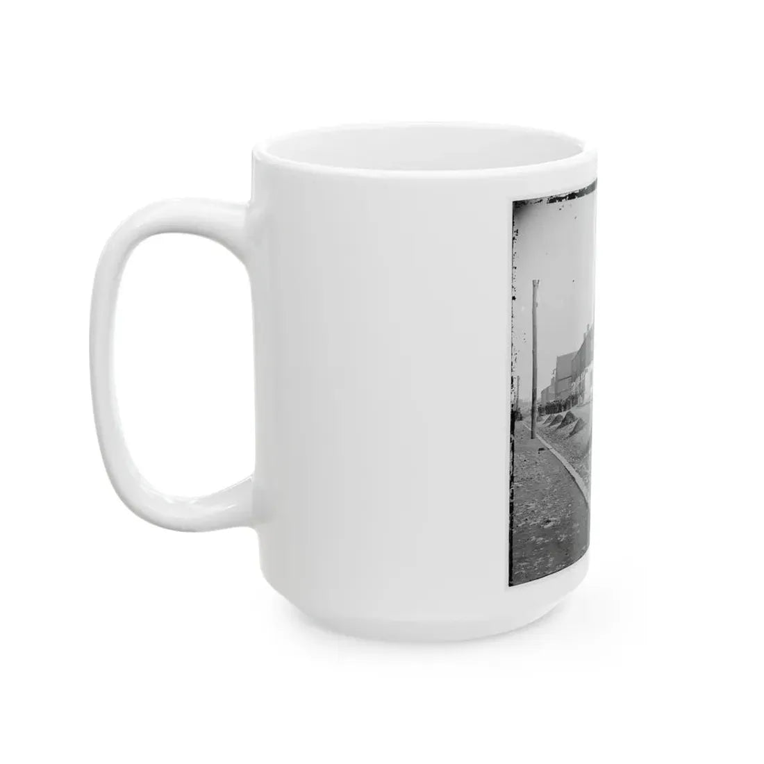 Richmond, Va. Side View Of Libby Prison (U.S. Civil War) White Coffee Mug - Go Mug Yourself