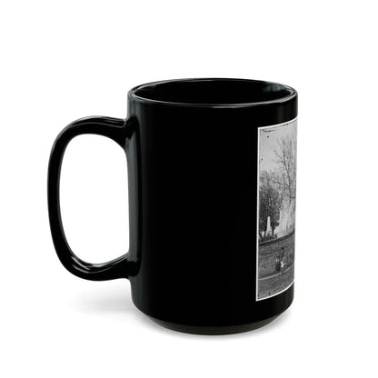 Richmond, Va. St. John's Church And Graveyard From Street (U.S. Civil War) Black Coffee Mug - Go Mug Yourself