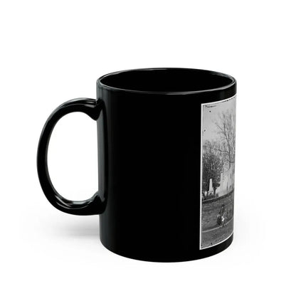 Richmond, Va. St. John's Church And Graveyard From Street (U.S. Civil War) Black Coffee Mug - Go Mug Yourself