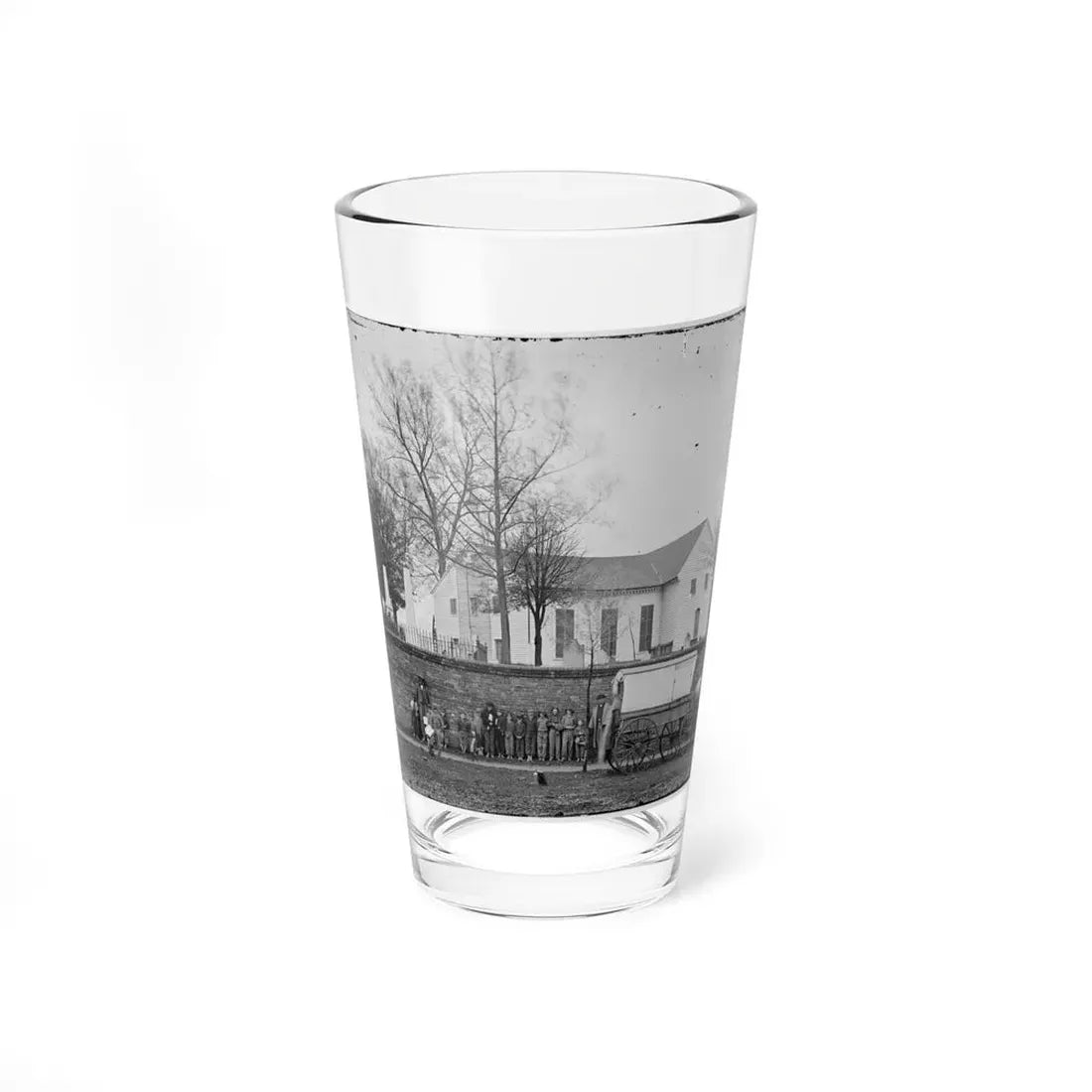 Richmond, Va. St. John's Church And Graveyard From Street (U.S. Civil War) Pint Glass 16oz 16oz - Go Mug Yourself