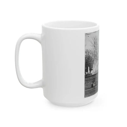 Richmond, Va. St. John's Church And Graveyard From Street (U.S. Civil War) White Coffee Mug - Go Mug Yourself