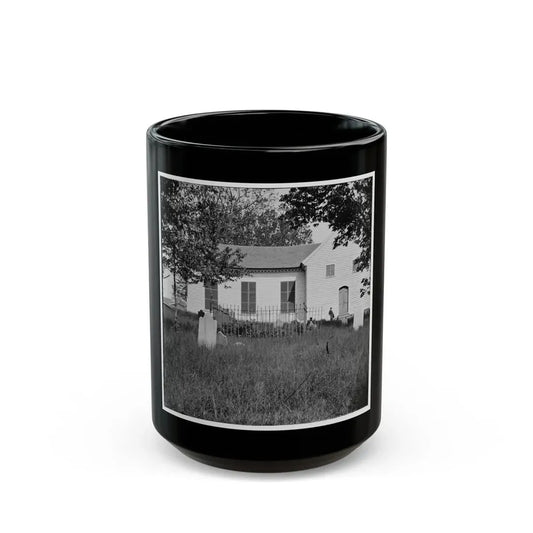 Richmond, Va. St. John's Church From Graveyard (U.S. Civil War) Black Coffee Mug 15oz - Go Mug Yourself