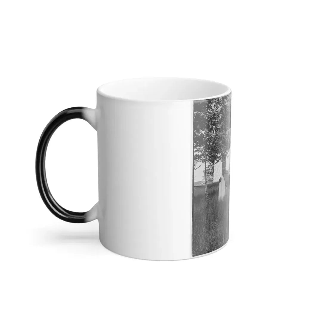 Richmond, Va. St. John's Church From Graveyard (U.S. Civil War) Color Changing Coffee Mug 11oz - Go Mug Yourself