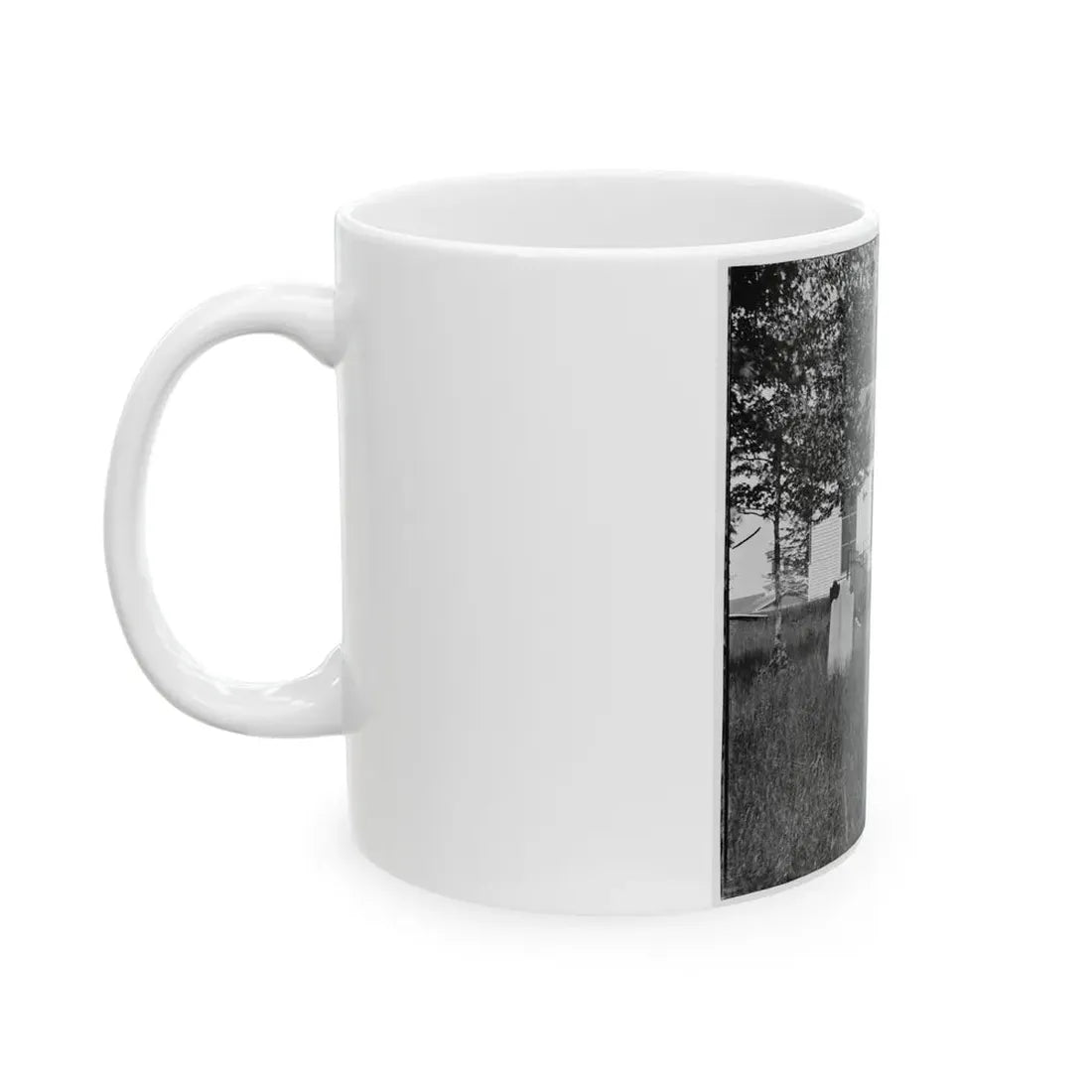 Richmond, Va. St. John's Church From Graveyard (U.S. Civil War) White Coffee Mug - Go Mug Yourself