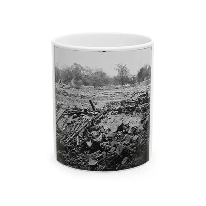 Richmond, Va. Stacked And Scattered Ammunition Near The State Arsenal; Another View (U.S. Civil War) White Coffee Mug 11oz - Go Mug Yourself