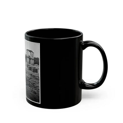 Richmond, Va. Stacked And Scattered Ammunition Near The State Arsenal (U.S. Civil War) Black Coffee Mug - Go Mug Yourself