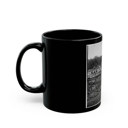 Richmond, Va. Stacked And Scattered Ammunition Near The State Arsenal (U.S. Civil War) Black Coffee Mug - Go Mug Yourself