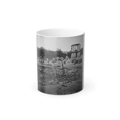 Richmond, Va. Stacked and Scattered Ammunition Near the State Arsenal (U.S. Civil War) Color Changing Coffee Mug 11oz Default Title 11oz - Go Mug Yourself