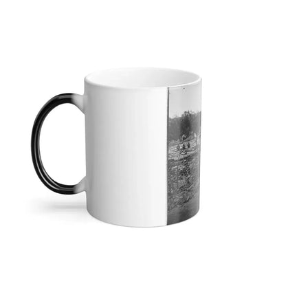 Richmond, Va. Stacked and Scattered Ammunition Near the State Arsenal (U.S. Civil War) Color Changing Coffee Mug 11oz - Go Mug Yourself