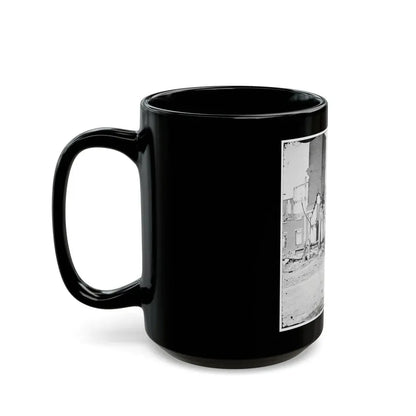 Richmond, Va. Street In The Burned District (U.S. Civil War) Black Coffee Mug - Go Mug Yourself