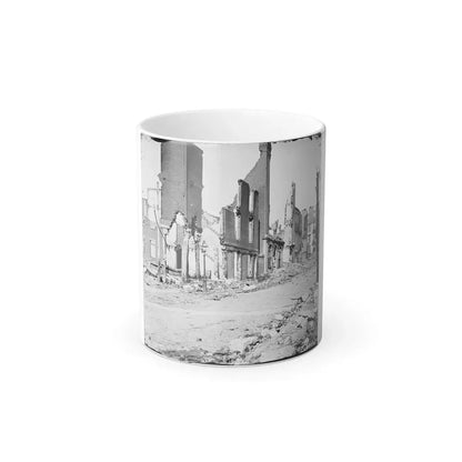 Richmond, Va. Street in the Burned District (U.S. Civil War) Color Changing Coffee Mug 11oz Default Title 11oz - Go Mug Yourself