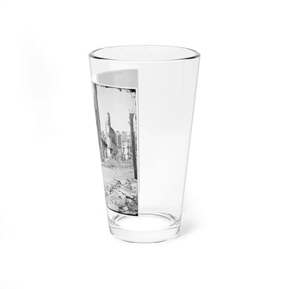 Richmond, Va. Street In The Burned District (U.S. Civil War) Pint Glass 16oz - Go Mug Yourself