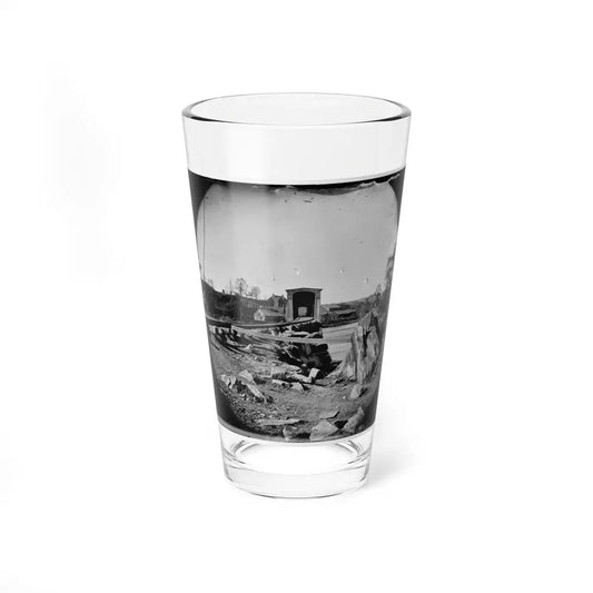 Richmond, Va. The Belle Isle Railroad Bridge (Covered) From The South Bank (U.S. Civil War) Pint Glass 16oz 16oz - Go Mug Yourself