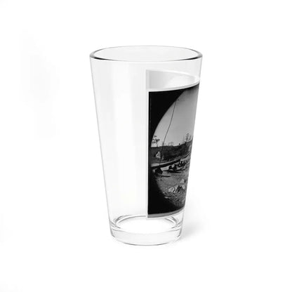 Richmond, Va. The Belle Isle Railroad Bridge (Covered) From The South Bank (U.S. Civil War) Pint Glass 16oz - Go Mug Yourself