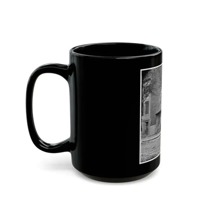 Richmond, Va. The Old Stone House ( Washington's Headquarters,  1916 East Main Street (U.S. Civil War) Black Coffee Mug - Go Mug Yourself