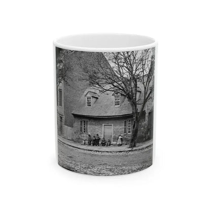 Richmond, Va. The Old Stone House ( Washington's Headquarters,  1916 East Main Street (U.S. Civil War) White Coffee Mug 11oz - Go Mug Yourself