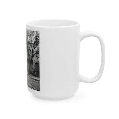 Richmond, Va. The Old Stone House ( Washington's Headquarters,  1916 East Main Street (U.S. Civil War) White Coffee Mug - Go Mug Yourself