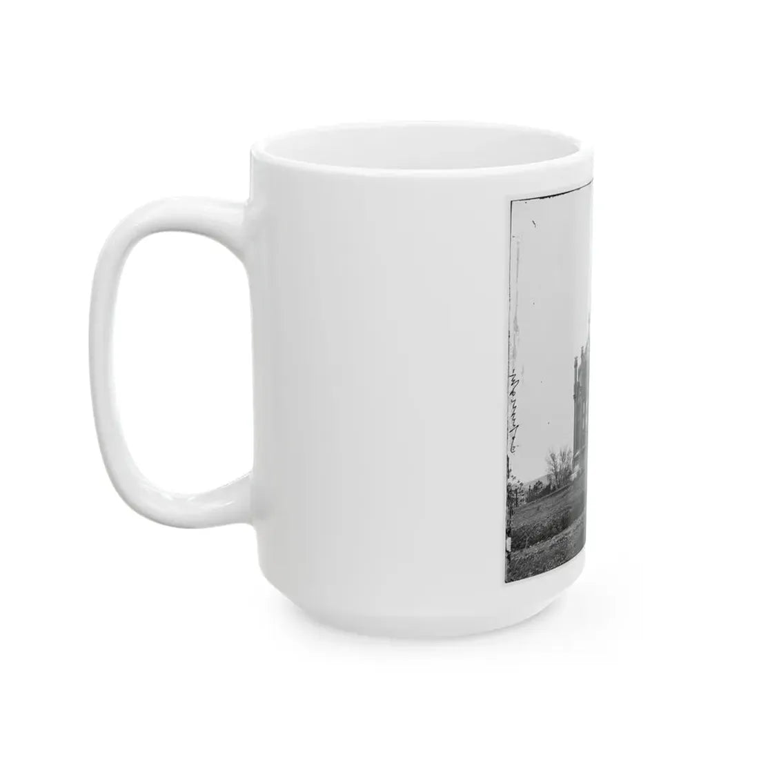 Richmond, Va. Tomb Of President James Monroe In Hollywood Cemetery (U.S. Civil War) White Coffee Mug - Go Mug Yourself