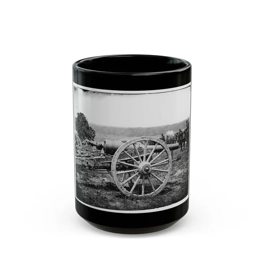 Richmond, Va., Vicinity. 1st New York Pettit's Battery, Artillery (U.S. Civil War) Black Coffee Mug 15oz - Go Mug Yourself