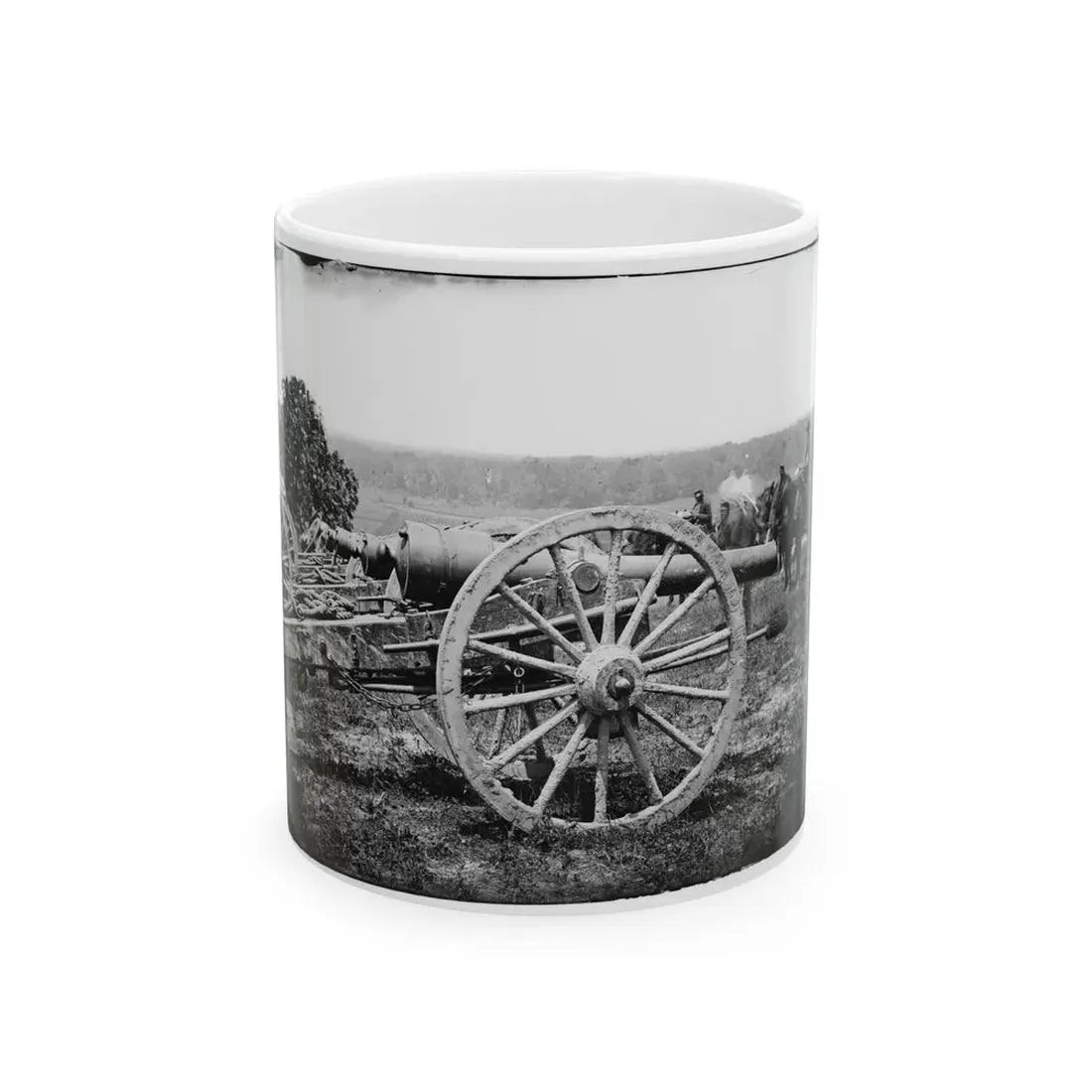 Richmond, Va., Vicinity. 1st New York Pettit's Battery, Artillery (U.S. Civil War) White Coffee Mug 11oz - Go Mug Yourself