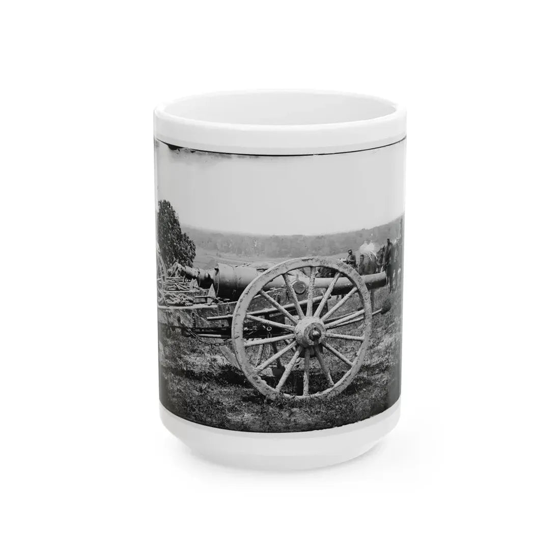 Richmond, Va., Vicinity. 1st New York Pettit's Battery, Artillery (U.S. Civil War) White Coffee Mug 15oz - Go Mug Yourself