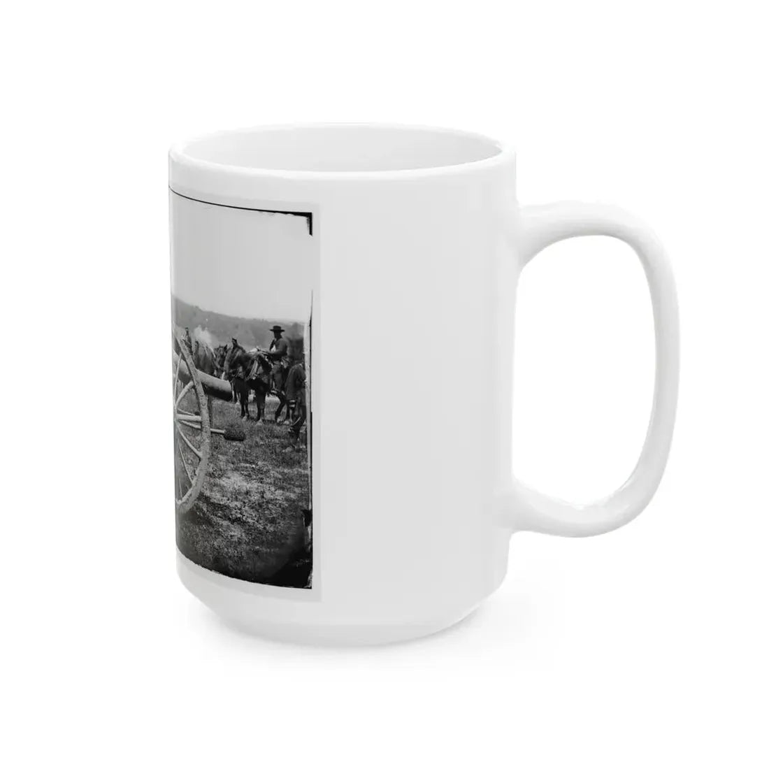 Richmond, Va., Vicinity. 1st New York Pettit's Battery, Artillery (U.S. Civil War) White Coffee Mug - Go Mug Yourself