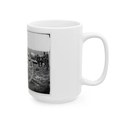 Richmond, Va., Vicinity. 1st New York Pettit's Battery, Artillery (U.S. Civil War) White Coffee Mug - Go Mug Yourself