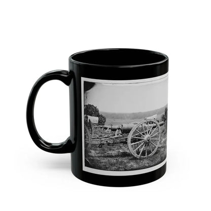 Richmond, Va., Vicinity. 20-Pdr Guns Of The 1st New York Battery, Unlimbered (U.S. Civil War) Black Coffee Mug - Go Mug Yourself