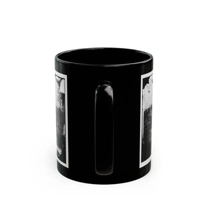 Richmond, Va., Vicinity.  Engineers Building Corduroy Road (U.S. Civil War) Black Coffee Mug - Go Mug Yourself