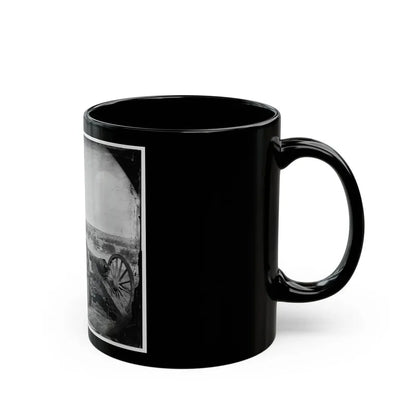 Richmond, Va. View Of City From Belle Isle; Gun In Foreground (U.S. Civil War) Black Coffee Mug - Go Mug Yourself