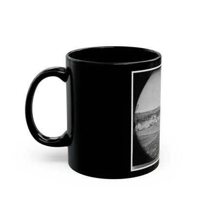 Richmond, Va. View Of City From Belle Isle; Gun In Foreground (U.S. Civil War) Black Coffee Mug - Go Mug Yourself