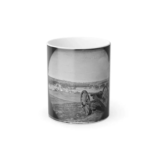 Richmond, Va. View of City From Belle Isle; Gun in Foreground (U.S. Civil War) Color Changing Coffee Mug 11oz Default Title 11oz - Go Mug Yourself