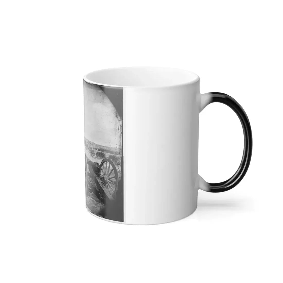 Richmond, Va. View of City From Belle Isle; Gun in Foreground (U.S. Civil War) Color Changing Coffee Mug 11oz - Go Mug Yourself