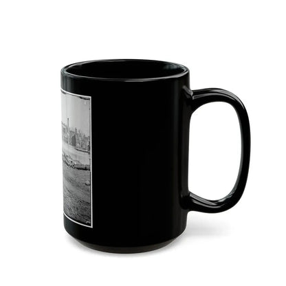 Richmond, Va. View Of The Burned District And The Capitol Across The Canal Basin (U.S. Civil War) Black Coffee Mug - Go Mug Yourself