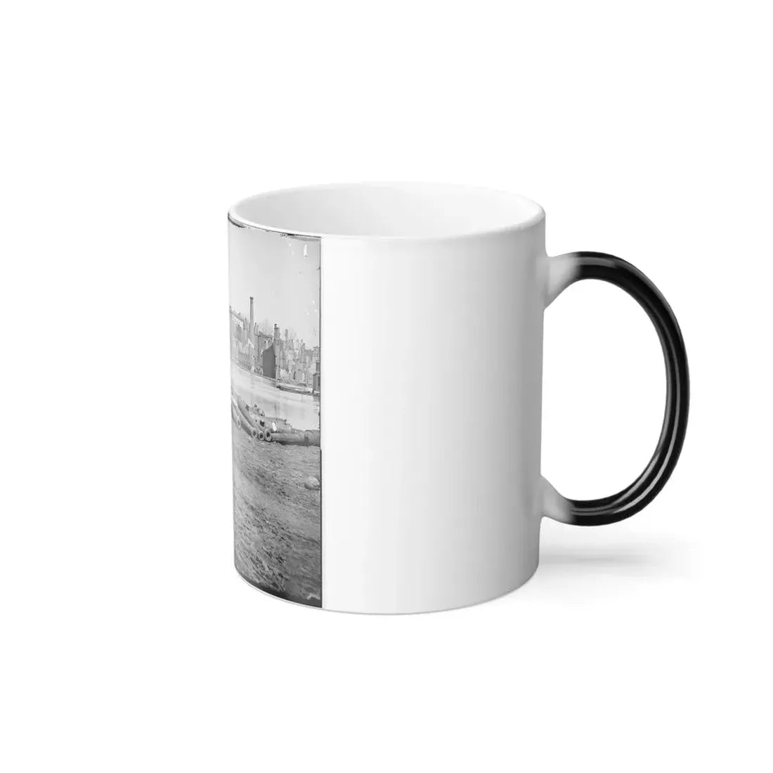 Richmond, Va. View of the Burned District and the Capitol Across the Canal Basin (U.S. Civil War) Color Changing Coffee Mug 11oz - Go Mug Yourself