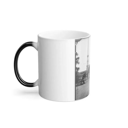 Richmond, Va. Washington Monument; St. Paul's Church in Left Background (U.S. Civil War) Color Changing Coffee Mug 11oz - Go Mug Yourself